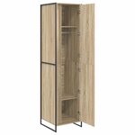 vidaXL Garde-robe 2 Pièces Sonoma 50 x 50 x 200 cm Bois d'ingénierie