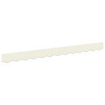 vidaXL Valance de Store pour Cadre de 2 5 m Crème 2 3x0 2 m