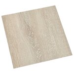 vidaXL Dalles de plancher autoadhésives 20 Pièces PVC 1 86 m² beige