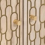 vidaXL Armoire latérale 60x33x75 cm bois massif de manguier