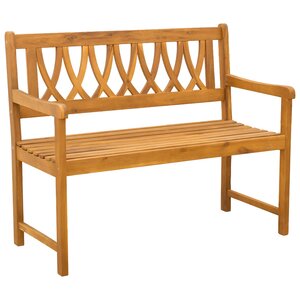 vidaXL Banc extérieur Naturel 110 x 55 5 x 90 cm Bois d'Acacia Massif