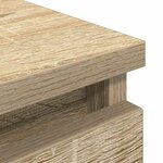 vidaXL Meuble TV chêne sonoma 100x35x54 cm bois d'ingénierie