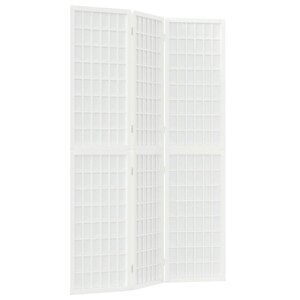 vidaXL Cloison de séparation pliable 3 panneaux 120x170 cm Blanc