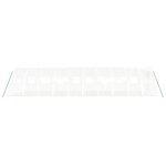 vidaXL Serre avec cadre en acier blanc 40 m² 10x4x2 m