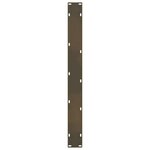 vidaXL Table à manger marron clair bois de chêne massif rectangulaire