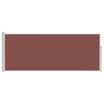 vidaXL Auvent latéral rétractable 120 x 300 cm Marron