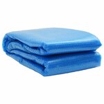 vidaXL Couverture de piscine rectangulaire 600x400 cm PE Bleu
