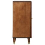 Buffets vidaXL 2 Pièces Miel 60x33.5x75 cm Bois massif de mangue