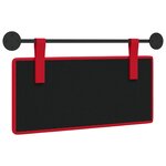 vidaXL Tête de lit suspendue Rouge Simili cuir
