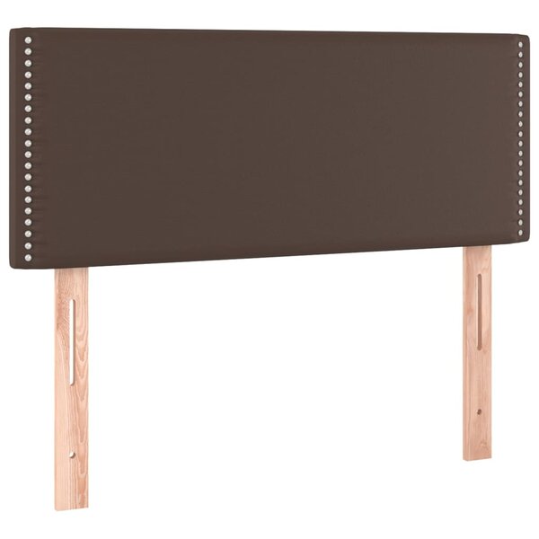 vidaXL Tête de lit Marron 100x5x78/88 cm Similicuir