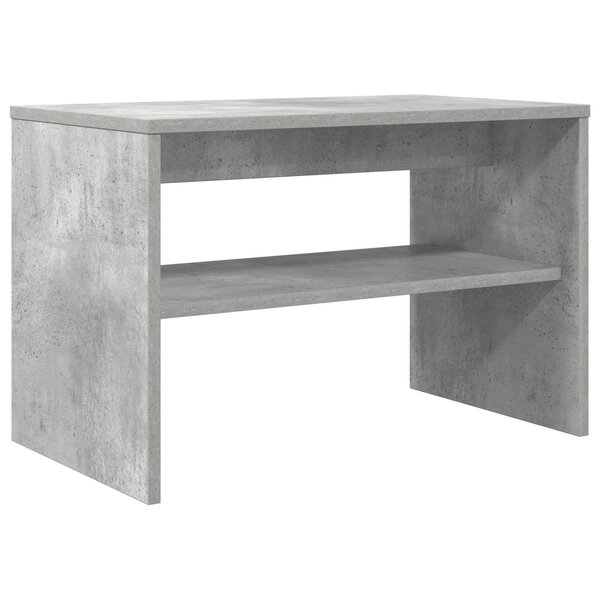 vidaXL Meuble TV Gris béton 60 x 35 x 40 cm Bois d'ingénierie