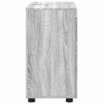 vidaXL Armoire de lavabo de salle de bain avec porte TULUM Sonoma gris