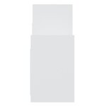 vidaXL Armoire latérale Blanc 60x26x60 cm Aggloméré