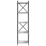 vidaXL Étagère Sonoma gris 40 x 30 x 155 cm Bois d'ingénierie