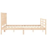 vidaXL Cadre de lit sans matelas bois massif
