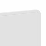 vidaXL Tête de lit Blanc Brillant 200 cm Bois d'ingénierie