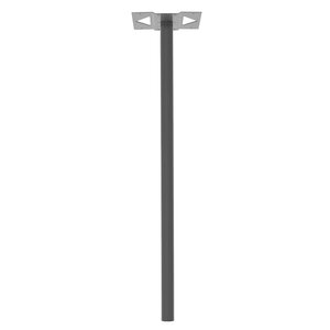 Pied Elliptique à sceller pour boîtes aux lettres Renz - gris anthracite - RENZ