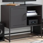 vidaXL Buffet haut vert olive 100 5x39x107 cm acier