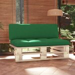 vidaXL Canapé central palette de jardin bois de pin imprégné