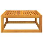 vidaXL Salon de jardin 3 Pièces avec coussins bois massif d'acacia
