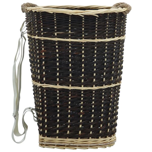 vidaXL Sac à dos bois de chauffage sangles de transport 50x44x58 cm
