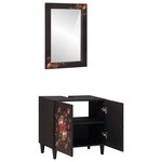 vidaXL Ensemble de Meubles de Salle de Bain Montage mural 2 Pièces