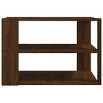vidaXL Table basse chêne marron 58x58x40 cm bois d'ingénierie