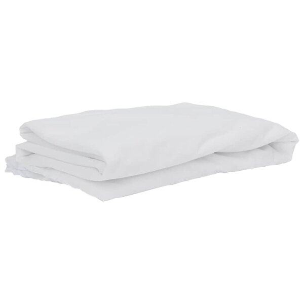 vidaXL Protège-matelas blanc 90x220 cm imperméable
