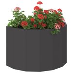 vidaXL Jardinière Noir 60 x 30 x 35 cm Acier