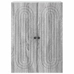 vidaXL Armoire Murale Sonoma gris 66 x 34 5 x 90 cm Bois d'ingénierie