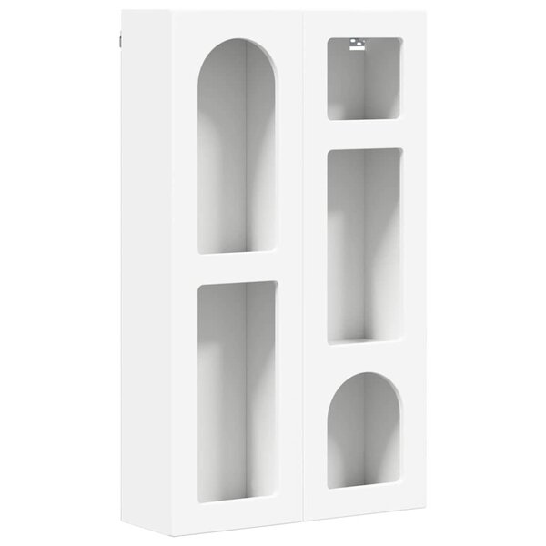 vidaXL Armoire suspendue Blanc 59 x 20 x 100 cm Bois d'ingénierie
