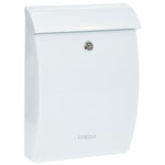 Boîte aux lettres en plastique Mininova E5331 Robuste Anticorrosion Blanc