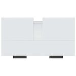 vidaXL Armoire de salle de bain Blanc brillant 64 5x33 5x59 cm