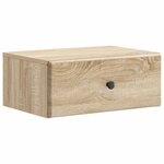 vidaXL Cabinet de chevet mural Chêne Sonoma 49 x 34 5 x 20 cm