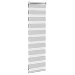 vidaXL Store zèbre gris clair largeur du tissu 35 9 cm polyester