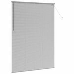 vidaXL Store de Fenêtre Argenté 155 x 220 cm Aluminium