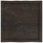 vidaXL Dessus de table bois massif traité bordure assortie