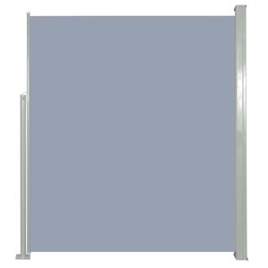 vidaXL Auvent latéral rétractable de patio 160 x 300 cm Gris