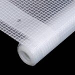 vidaXL Bâche Leno 260 g/m² 1 5 x 20 m Blanc