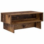 vidaXL Table basse Bois ancien 80 x 46 x 35 cm Bois d'ingénierie