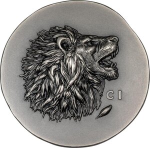 Pièce de monnaie en Argent 5 Dollars g 31.1 (1 oz) Millésime 2025 Numismatic Icons LEON (PRÉCOMMANDE)