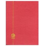PERFECTA : Classeur fixe pour timbres (Petit modèle-Pages Blanches-32p. Grenat)