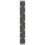 vidaXL Pieds de table basse Anthracite 2 pièces 70 x (42-43) cm Acier