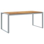 vidaXL Ensemble de salle à manger de jardin 7 pièces en bois d'acacia et métal