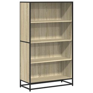 vidaXL Bibliothèque chêne sonoma 80 5x35x139 cm bois d'ingénierie