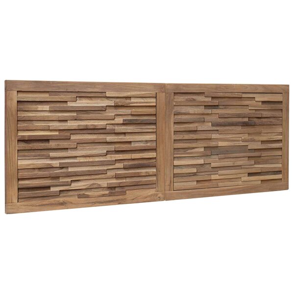 vidaXL Tête de lit Naturel Bois de teck massif