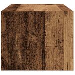 vidaXL Meuble TV vieux bois 60x31x25 5 cm bois d'ingénierie