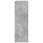 vidaXL Buffet haut gris béton 50x41x124 cm bois d'ingénierie