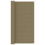 vidaXL Tapis de tente 200x200 cm Taupe