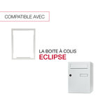 Cadre d'encastrement Eclipse blanc 9016M